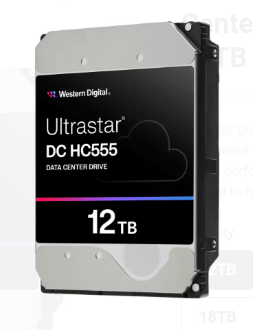 WD Ultrastar DC HC555 - Festplatte - Datencenter - 12 TB - intern - 3.5 (8.9 cm), Ansicht 2