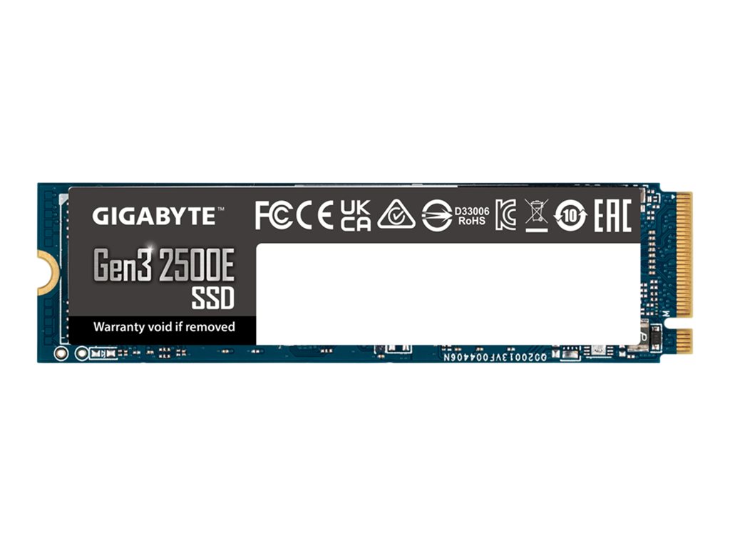 Gigabyte Gen3 2500E - SSD - 1 TB - intern - M.2 2280 - PCIe 3.0 x4 (NVMe)