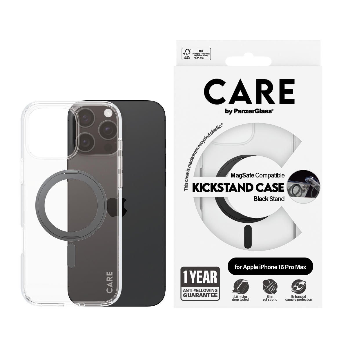 PanzerGlass CARE by PanzerGlass - Hintere Abdeckung für Mobiltelefon, Ansicht 2