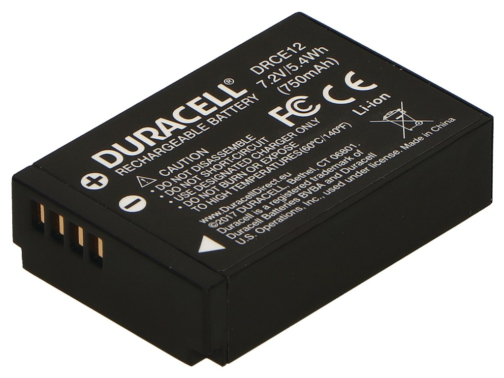 Duracell Batterie - Li-Ion - 800 mAh - für Canon EOS 100D, Kiss M, Kiss M2, Kiss X7, M, M10, M100, M2, M50, Rebel SL1, Ansicht 4