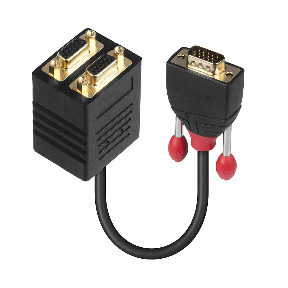 Lindy VGA-Splitter - HD-15 (VGA) (M) zu HD-15 (VGA)