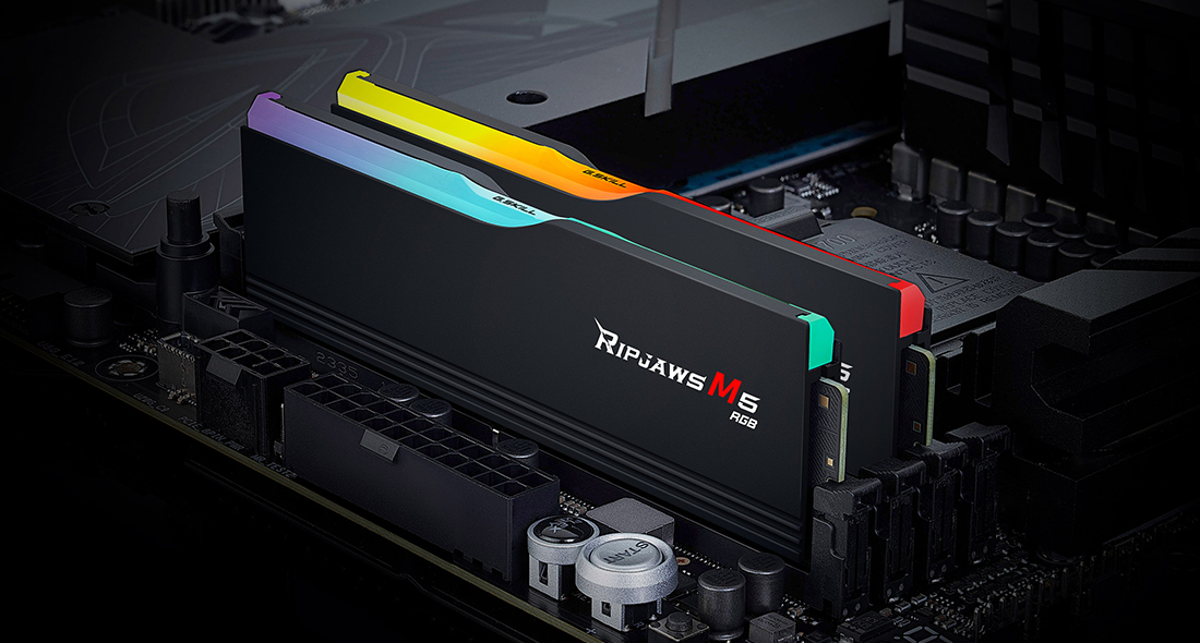 G.Skill Ripjaws M5 RGB F5-5200J4040A32GX2-RM5RK, 64 GB, 2 x 32 GB, DDR5, 5200 MH..., Ansicht 2