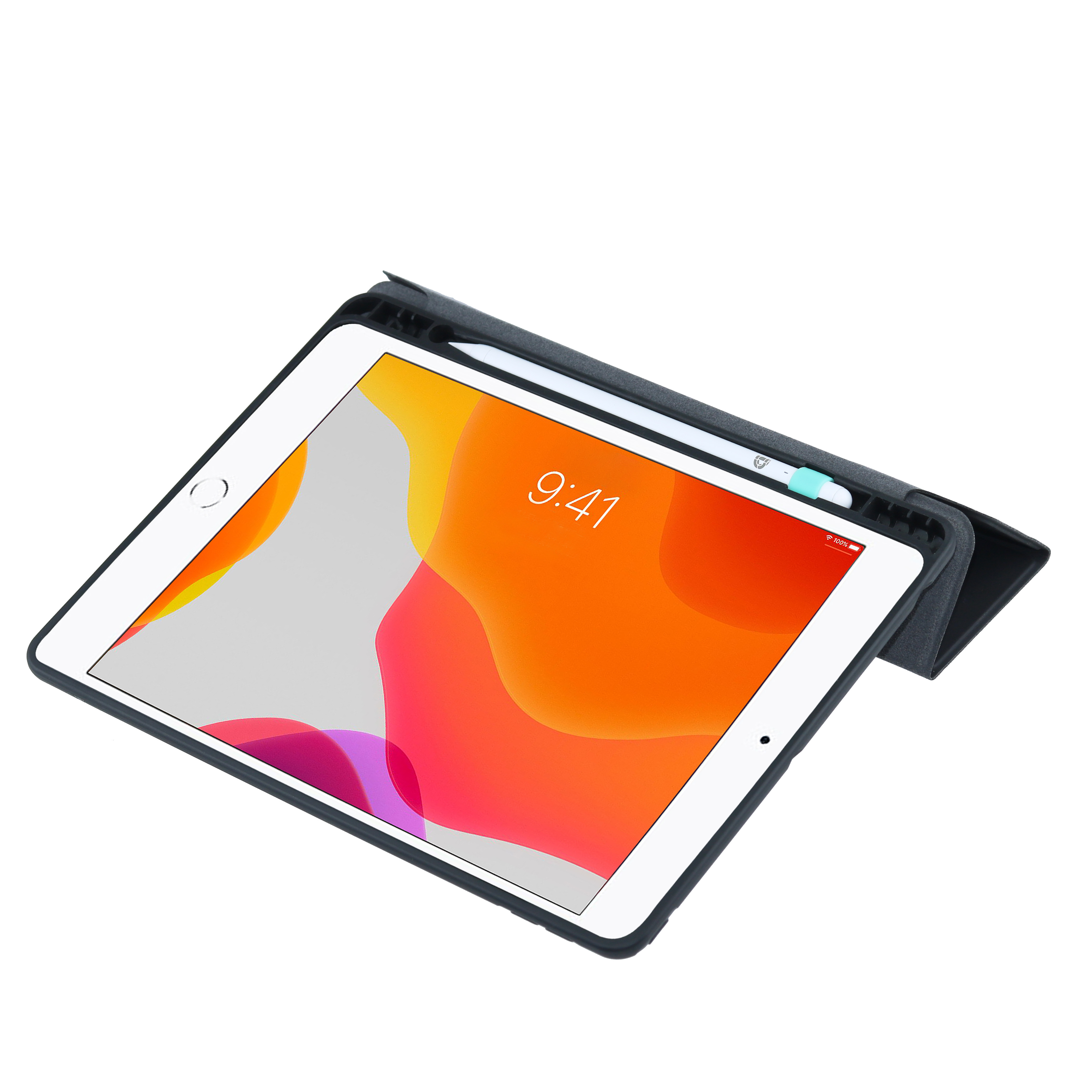 DEQSTER Slim Case 10.9  - für iPad 10te Gen. - Schutzhülle - mit Stifthalter, schlank, schmal, dünn, schwarz, Schutz, Ansicht 2