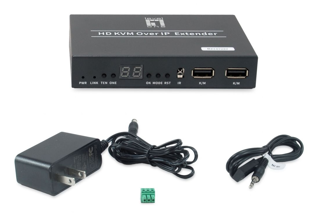 LevelOne HVE-6701R HDMI Videowandüber IP PoE Transmitter sw, Ansicht 2