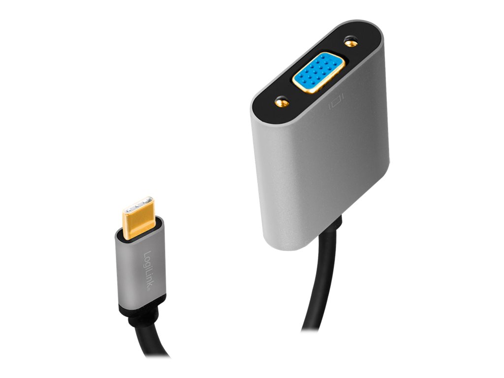 LogiLink USB/VGA-Adapter - USB-C (M) zu HD-15 (VGA)