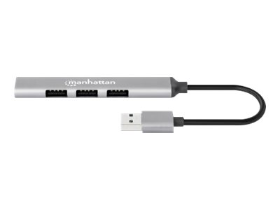 Manhattan Combo Hub - Hub - 4-port - 3 x USB 2.0 + 1 x USB 3.2 Gen 1, Ansicht 4