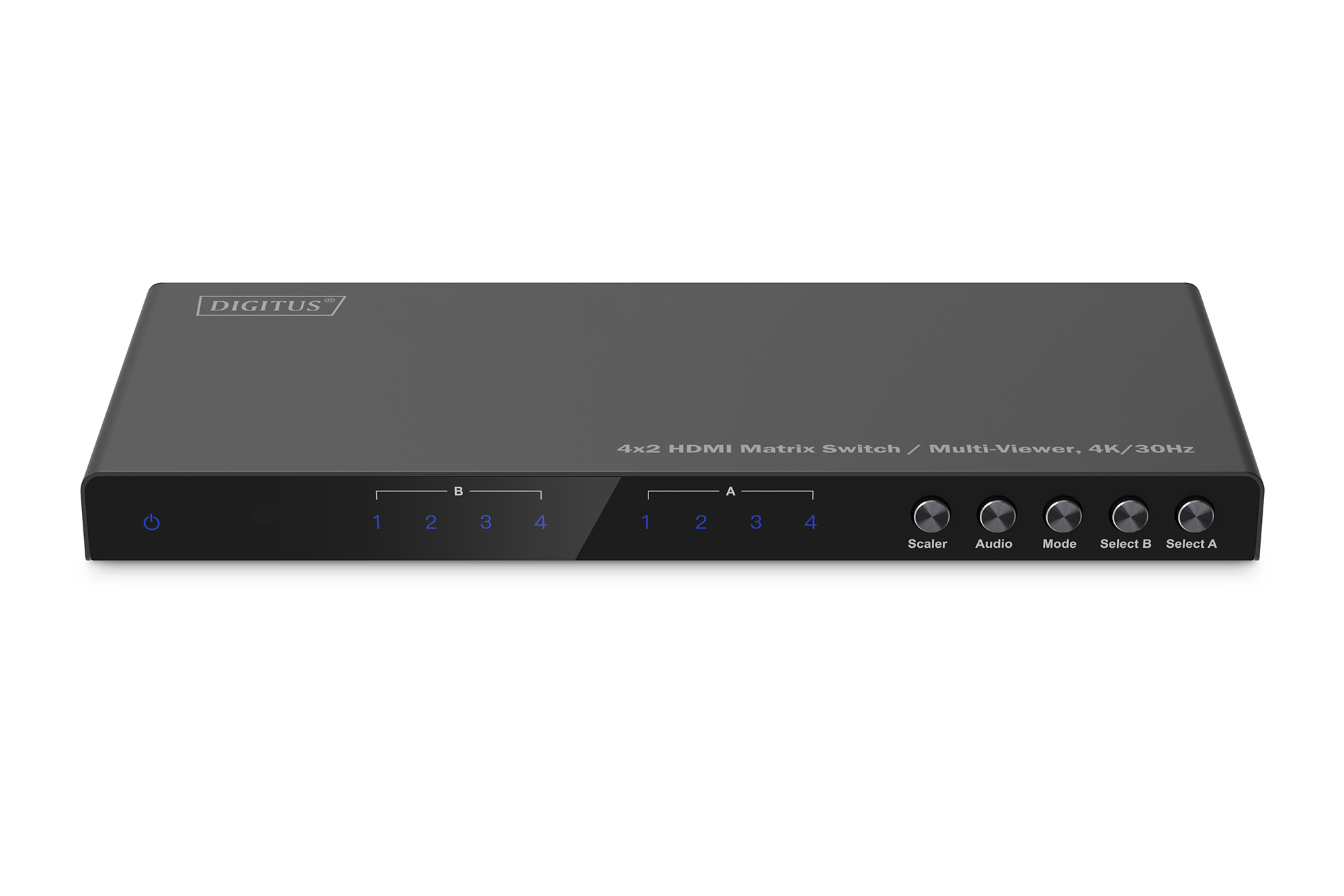 DIGITUS 4x2 HDMI Matrix Switch / Multi-Viewer, 4K/30Hz, Ansicht 2