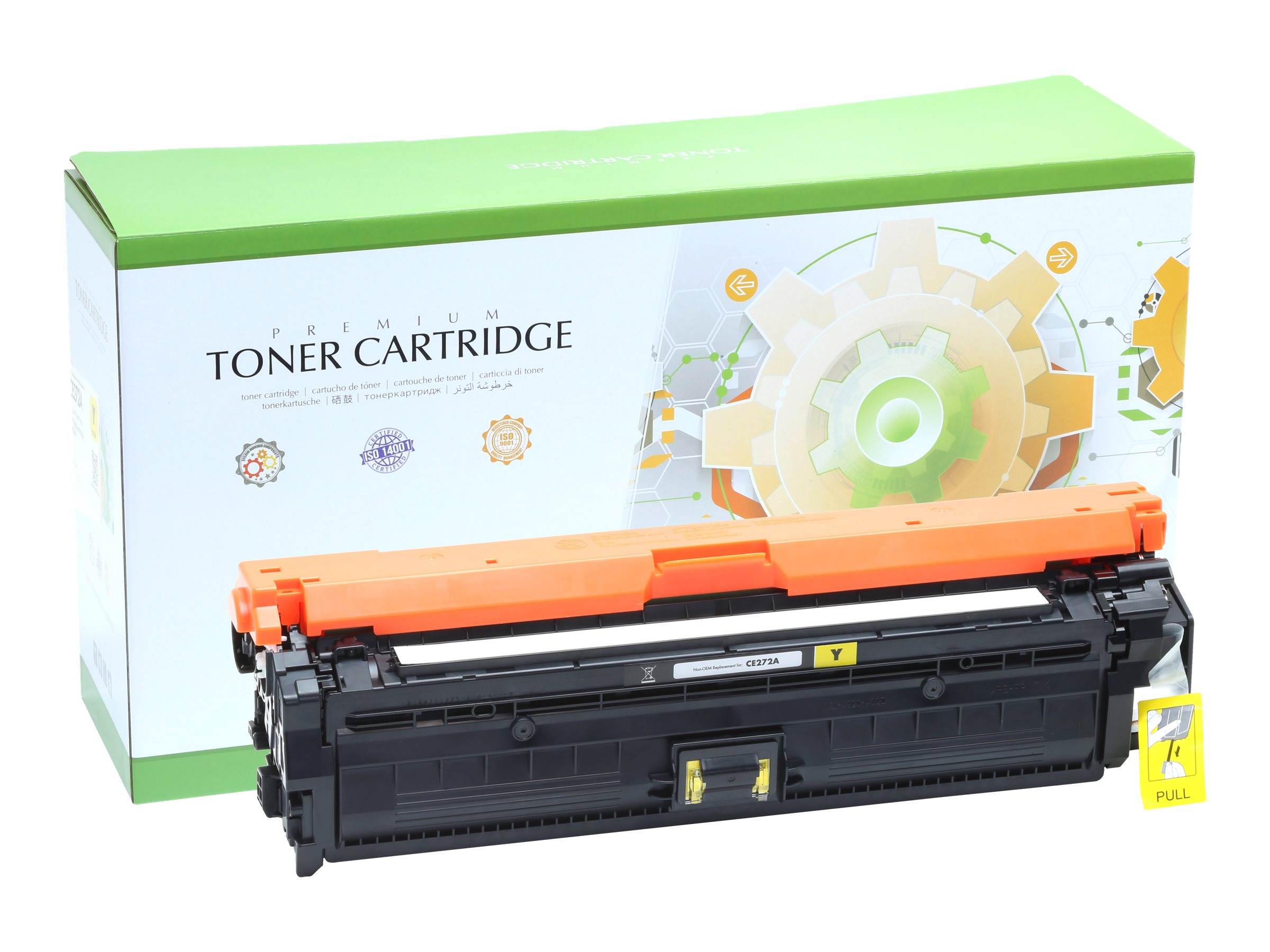 Static Control Gelb - kompatibel - wiederaufbereitet - Tonerpatrone (Alternative zu: Canon CRG-322IIYEL Canon CRG-322YEL HP 307A HP 650A HP 651A)