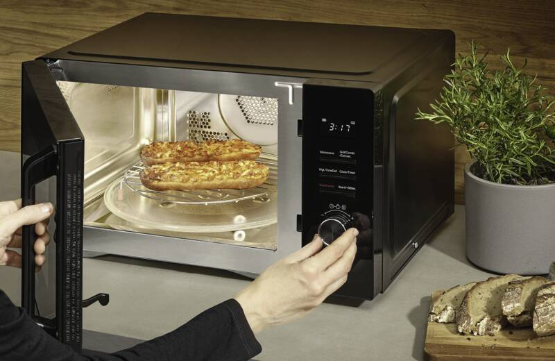 SEVERIN 7798 Mikrowelle Schwarz 900 W, Ansicht 2