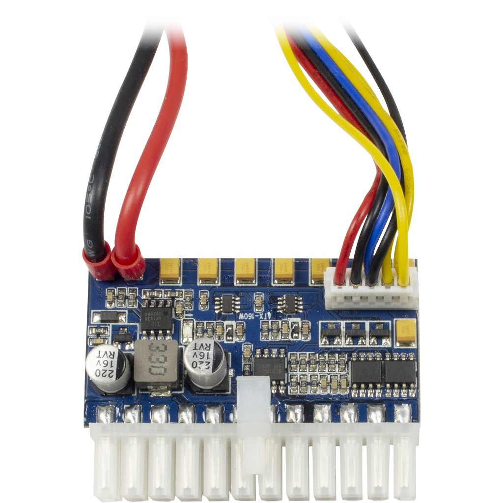 Inter-Tech Stromkabel - Gleichstromstecker, ATX, 20-polig zu interne Stromversorgung, 4-polig, SATA-Stromstecker, Ansicht 3