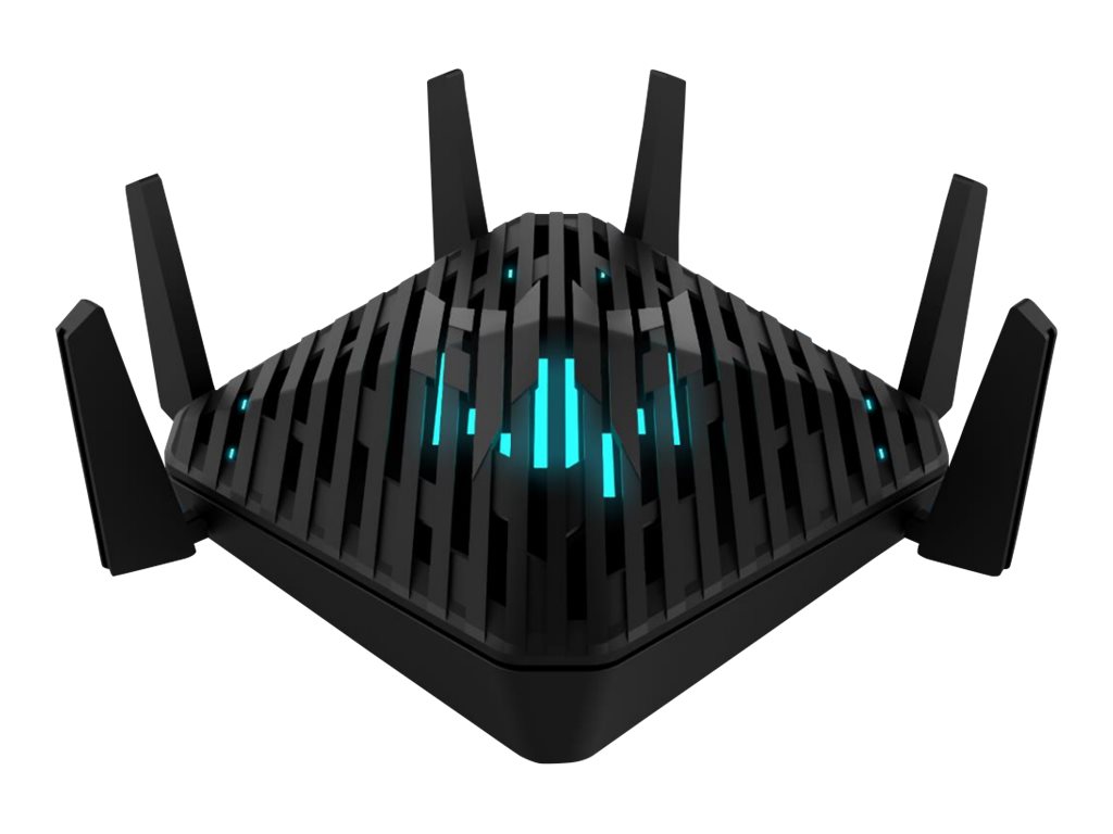 Acer Predator Connect W6 - Wireless Router - GigE, 2.5 GigE, 802.11ax (Wi-Fi 6E) - 802.11a/b/g/n/ac/ax (Wi-Fi 6E) - Multi-Band