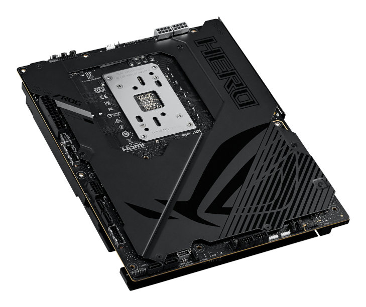 ASUS ROG CROSSHAIR X870E HERO BTF - Motherboard - ATX - Socket AM5 - AMD X870E Chipsatz - Wi-Fi 7, 5 GB LAN, Bluetooth, Ansicht 3