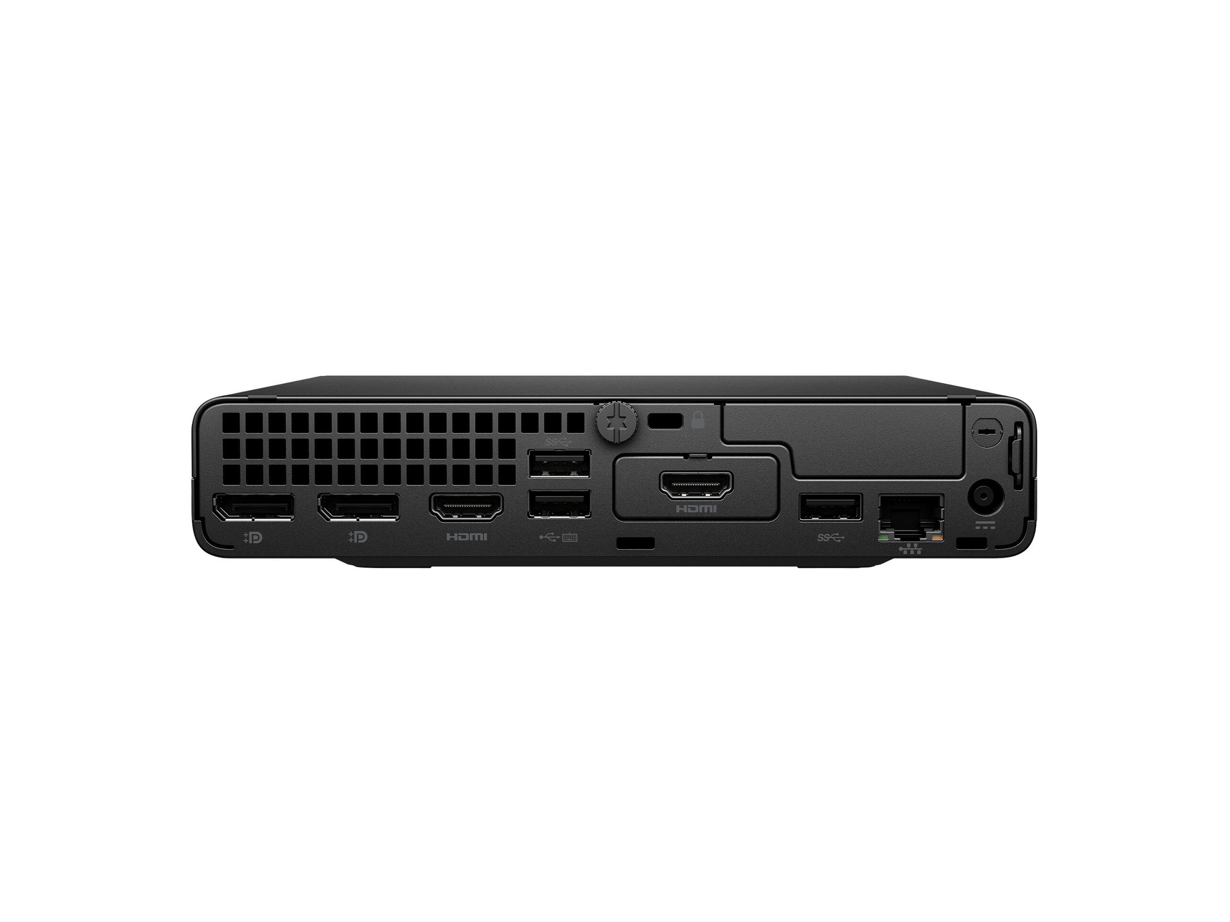 HP Pro 400 G9 - Mini - Core i5 i5-14500T / 1.7 GHz - RAM 8 GB - SSD 256 GB - NVMe - UHD Graphics 770 - 1GbE, Wi-Fi 6E, Bluetooth 5.3 - WLAN: 802.11a/b/g/n/ac/ax (Wi-Fi 6E)