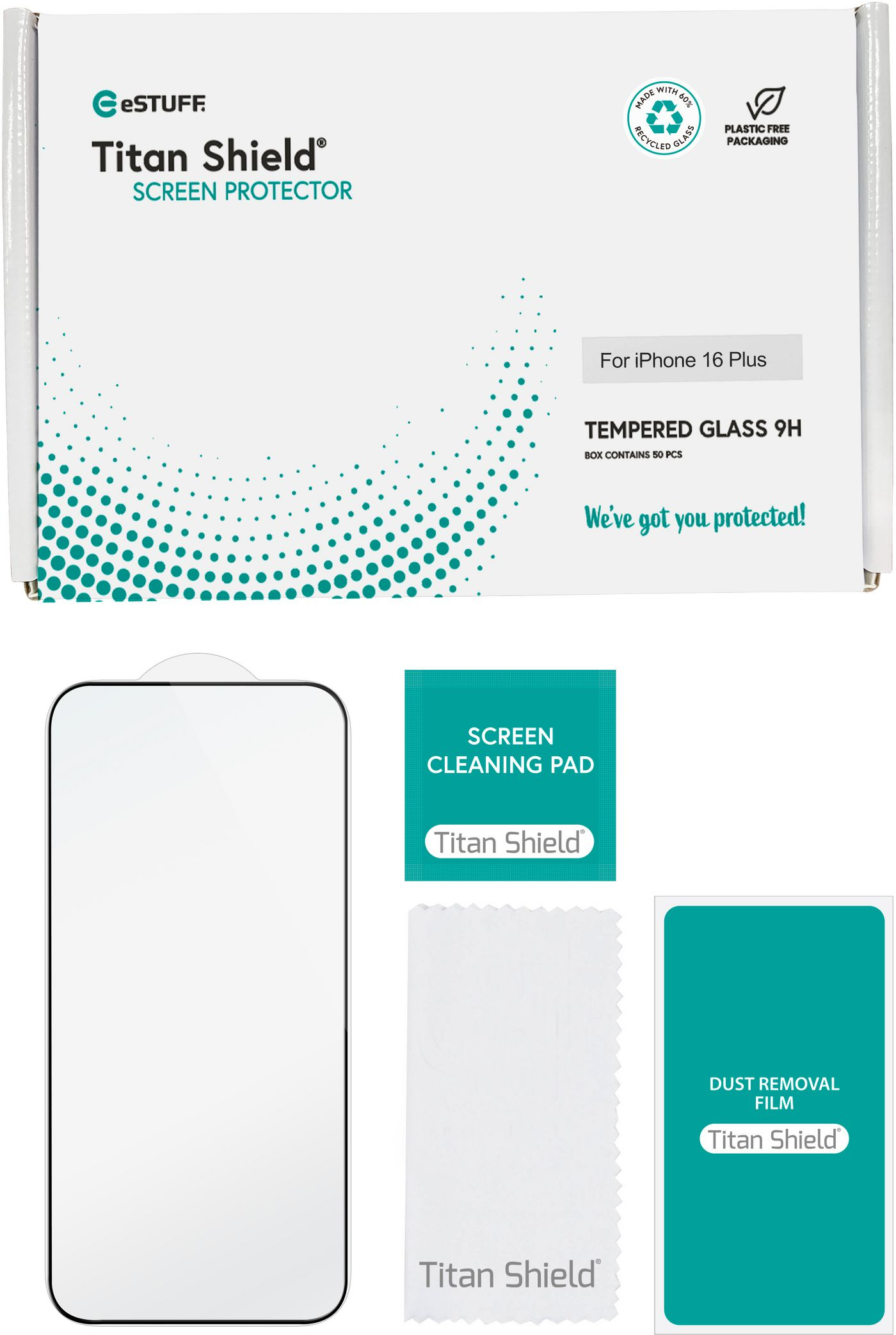 eSTUFF INFINITE GRS iPhone 16 Plus/15 Plus Screen, Ansicht 2