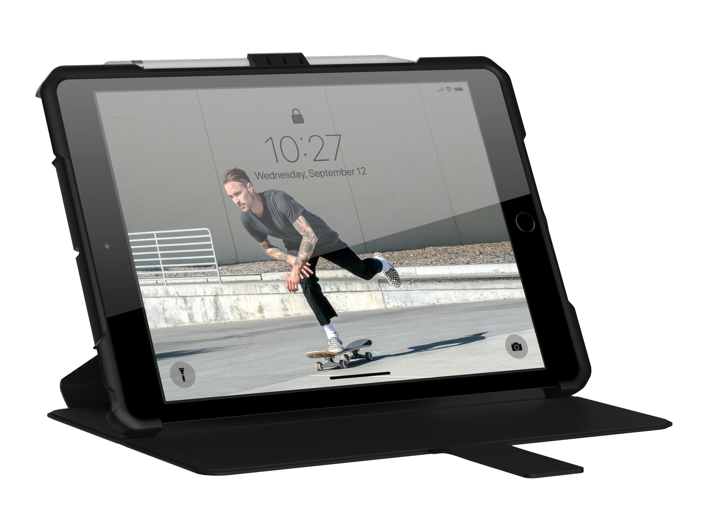 Urban Armor Gear UAG Case for iPad 10.2 (9/8/7 Gen) - Metropolis Black - Hintere Abdeckung für Tablet - Polyurethan,TPU, Ansicht 4
