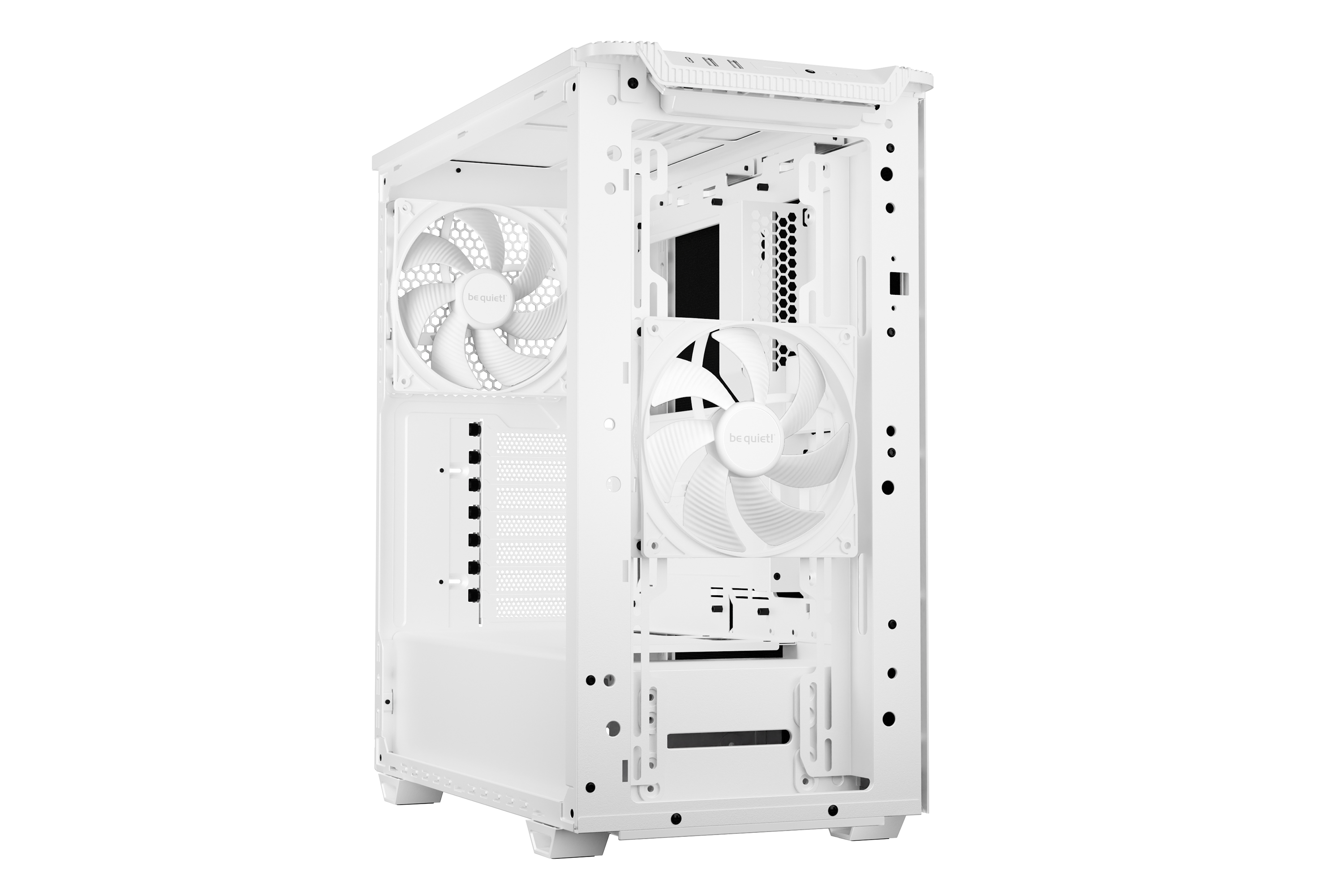 Be Quiet! ! PURE BASE 501 Airflow White, Ansicht 4