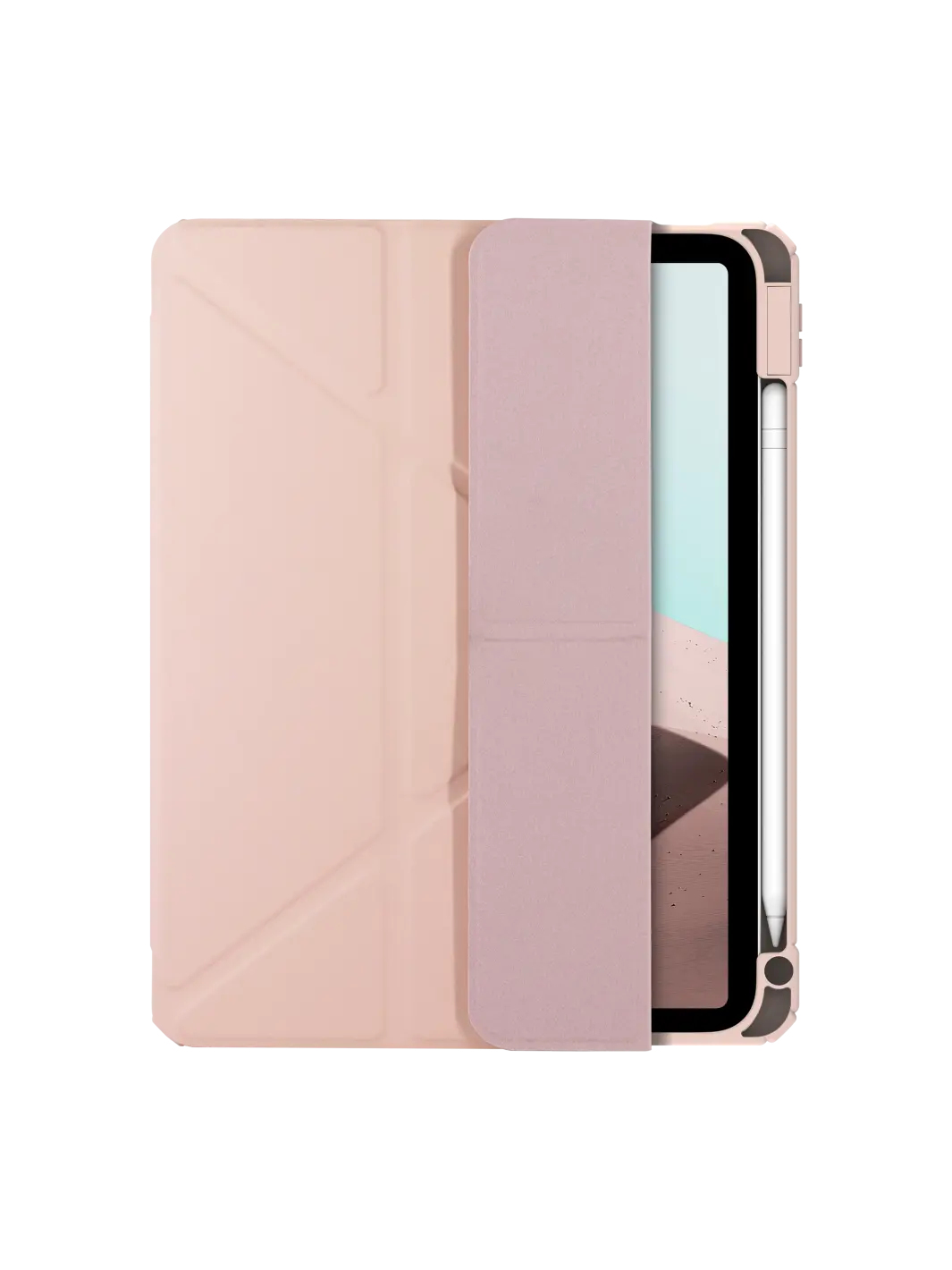 dbramante1928 London ICON - Flip-Hülle für Apple 10.9-inch iPad (10. Generation) - Kunststoff - rosa sandfarben, Ansicht 2
