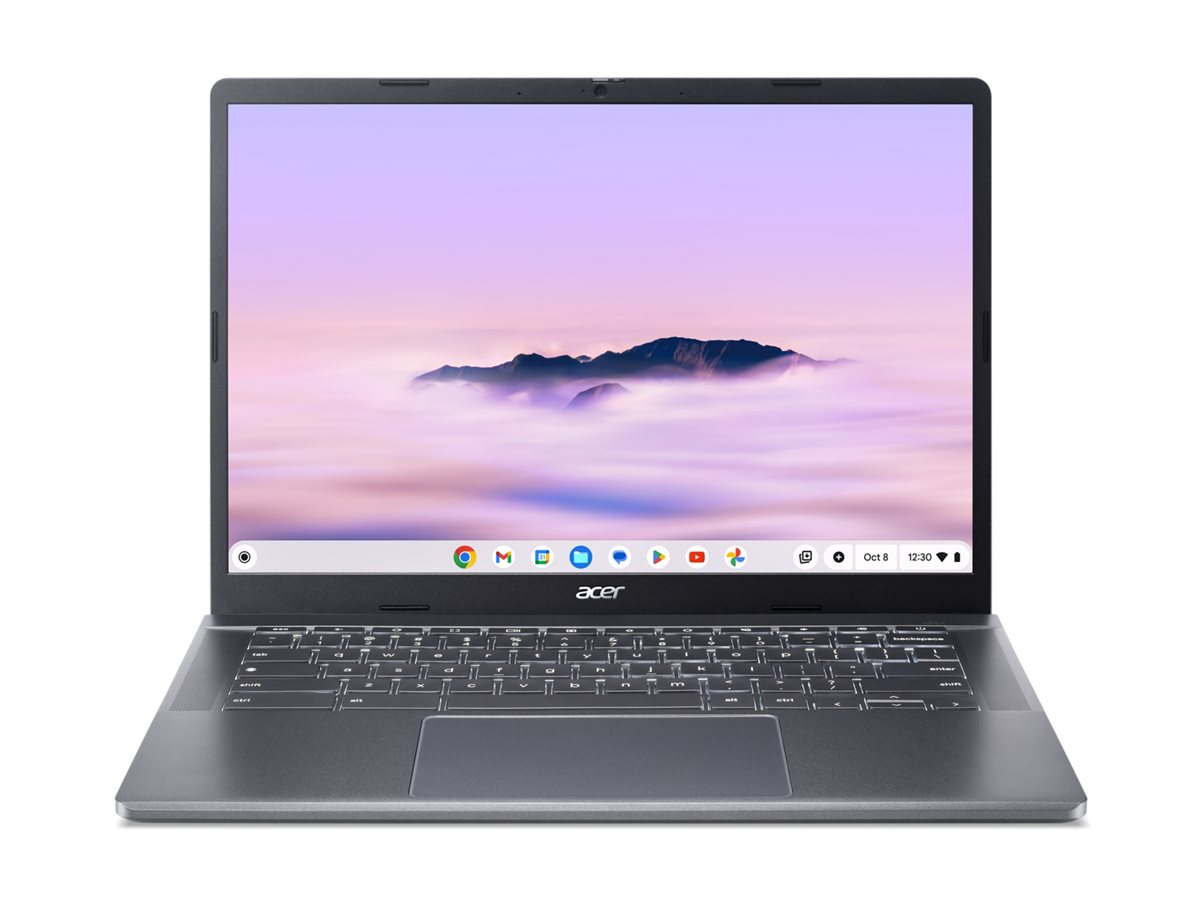 Acer Chromebook Plus 514 CB514-3HT - AMD Ryzen 5 7520C  2.8 GHz - Chrome OS - Radeon 610M - 8 GB RAM - 256 GB SSD - 35.6 cm (14)