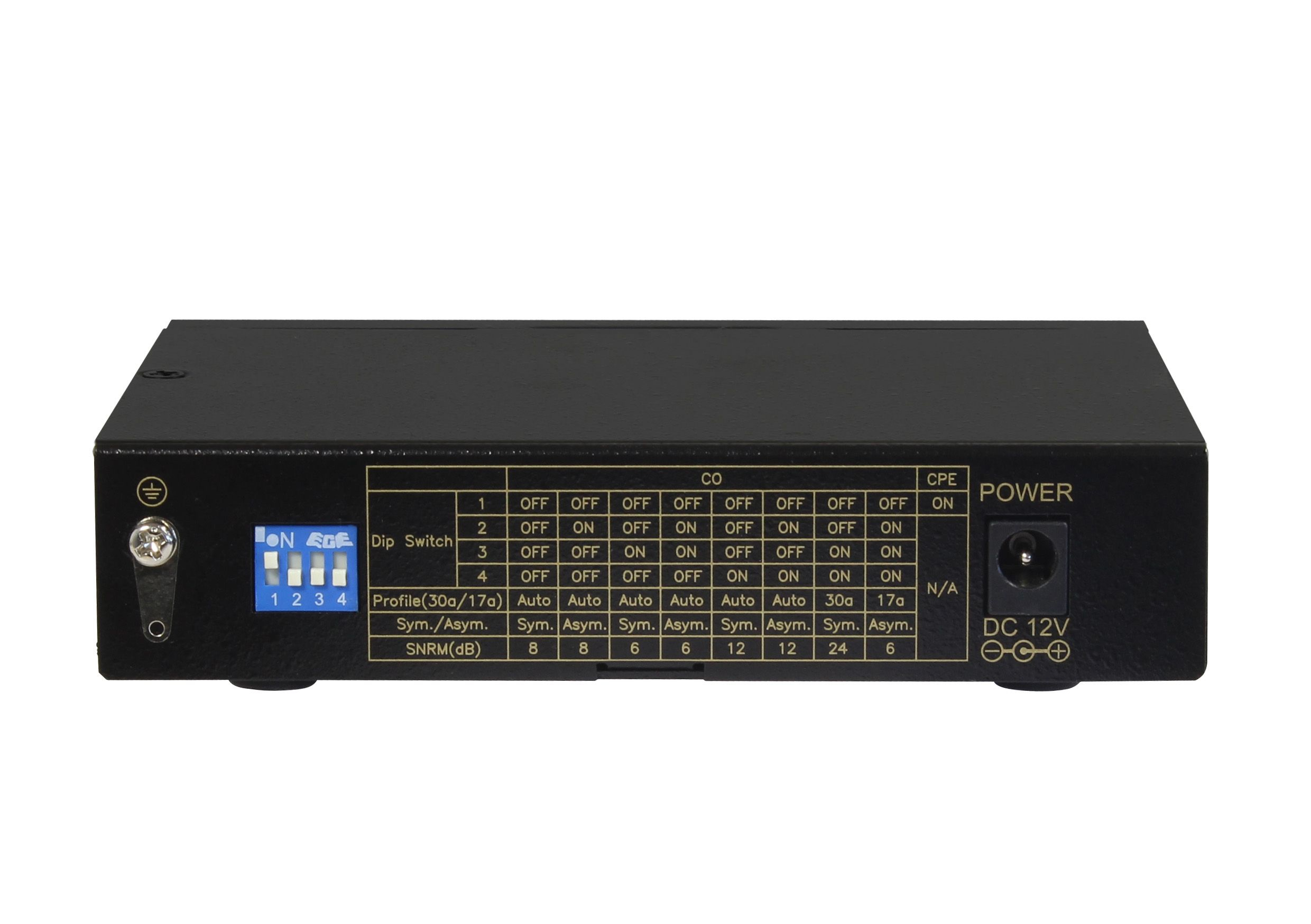 ALLNET ALL-MC116VDSL2 - 2x RJ45 - SFP - 10BASE-T - 100BASE-T - 160 Mbit/s - Schwarz - ADSL (RJ-11) - Ethernet (RJ-45), Ansicht 4