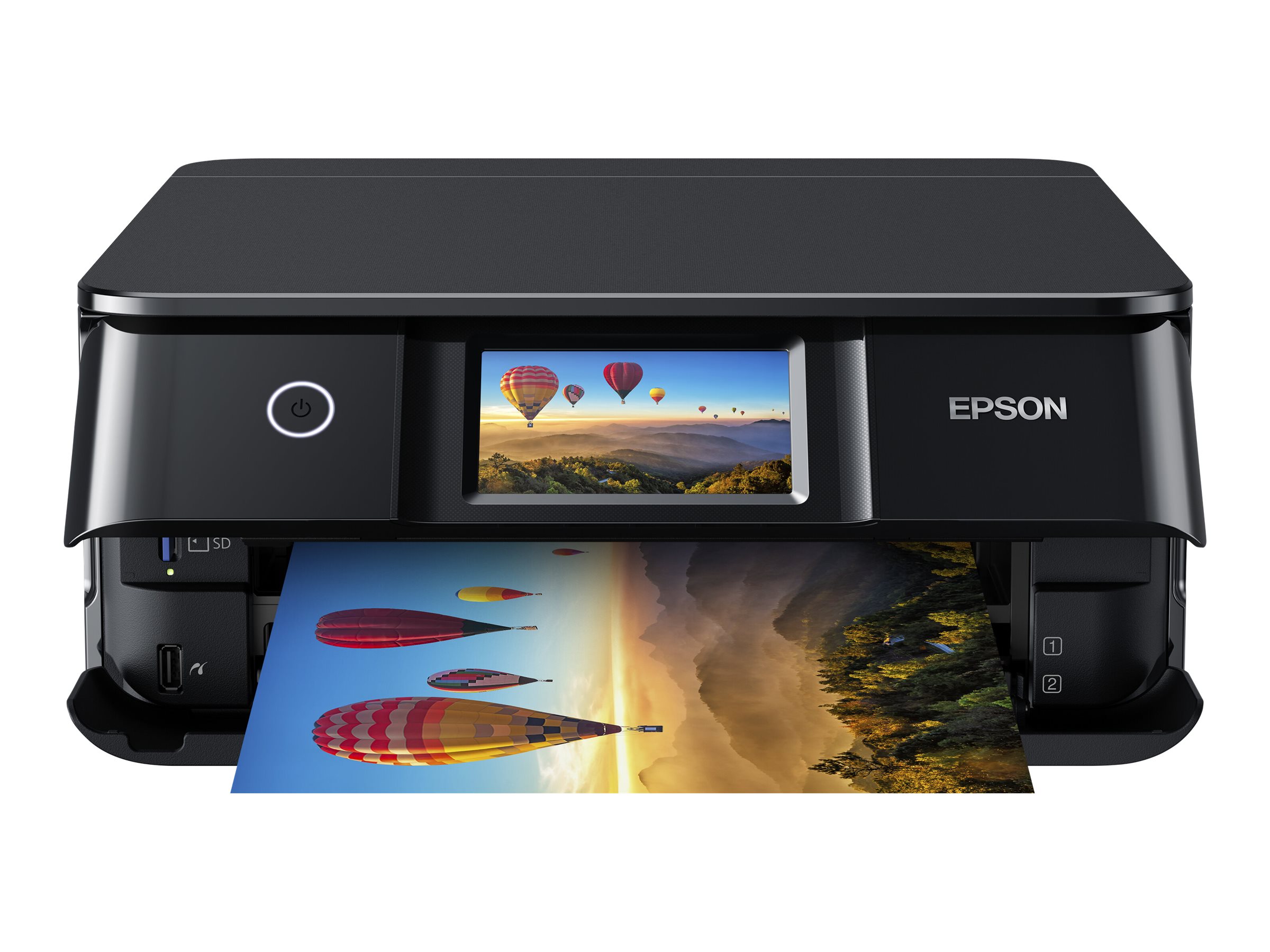 Epson Expression Photo XP-8700 - Multifunktionsdrucker - Farbe - Tintenstrahl - A4/Legal (Medien) - bis zu 9.5 Seiten/Min. (Drucken) - 100 Blatt - USB, Wi-Fi - Schwarz