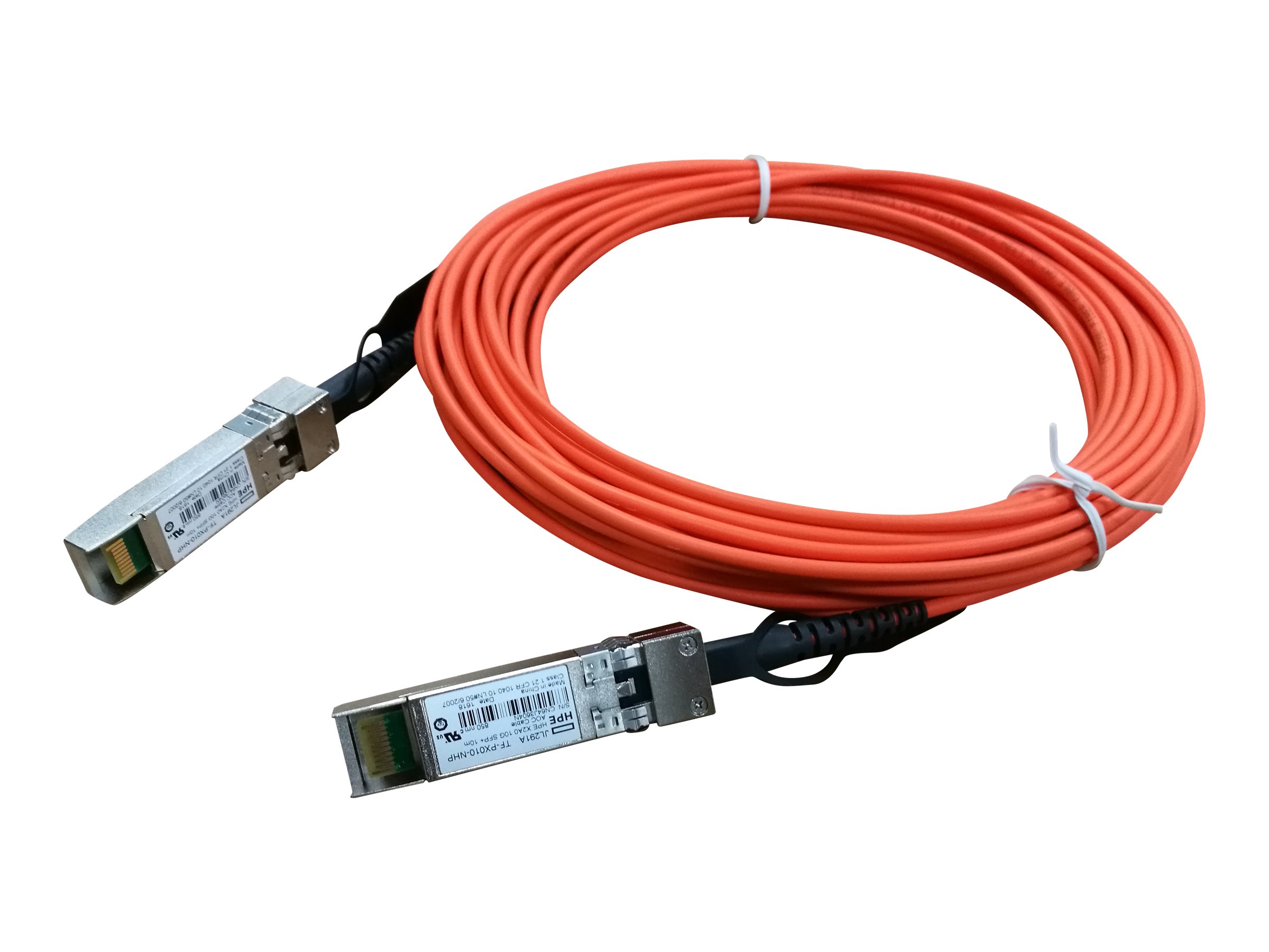 HPE X2A0 10G SFP+ 10m AOC Cable (JL291A)