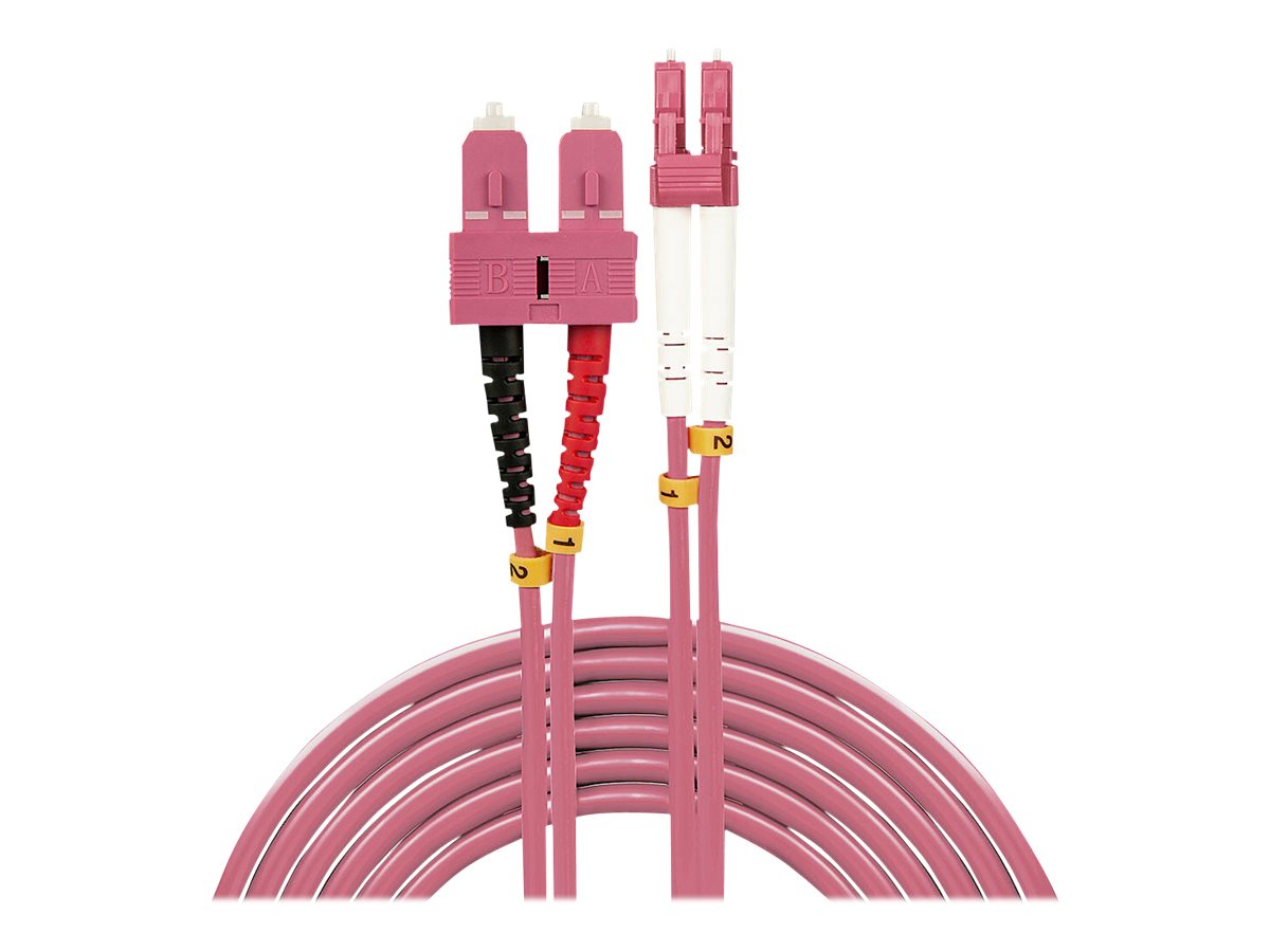 Lindy - Patch-Kabel - SC multi-mode (M) zu LC Multi-Mode (M) - 3 m - Glasfaser - Duplex
