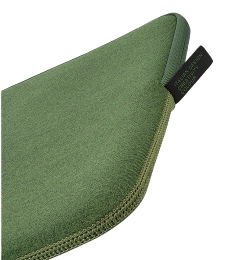 TUCANO Second Skin Melange Neopren Notebook Sleeve 15 - 16 Zoll moosgrün - Voraus, Ansicht 2