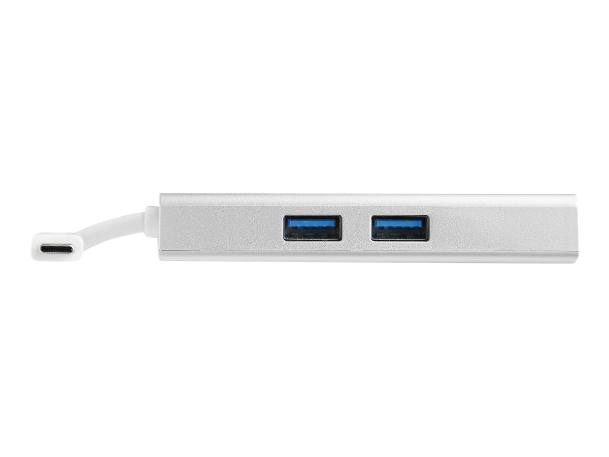 StarTech.com USB-C Multiport Adapter - USB-C Reise docking station mit 4k HDMI - 60W Power Delivery Pass-Through, GbE, 2x USB-A 3.0 Hub - Tragbares Mini USB Typ-C Dock für Laptop - Weiß (DKT30CHPDW)
