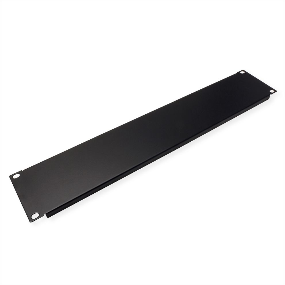 VALUE Blindabdeckung - Schwarz, RAL 9005 - 2U - 48.3 cm (19), Ansicht 4