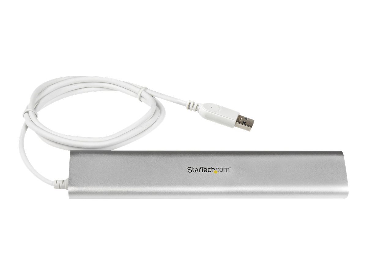StarTech.com 7 Port kompakter USB 3.0 Hub mit eingebautem Kabel, Ansicht 4
