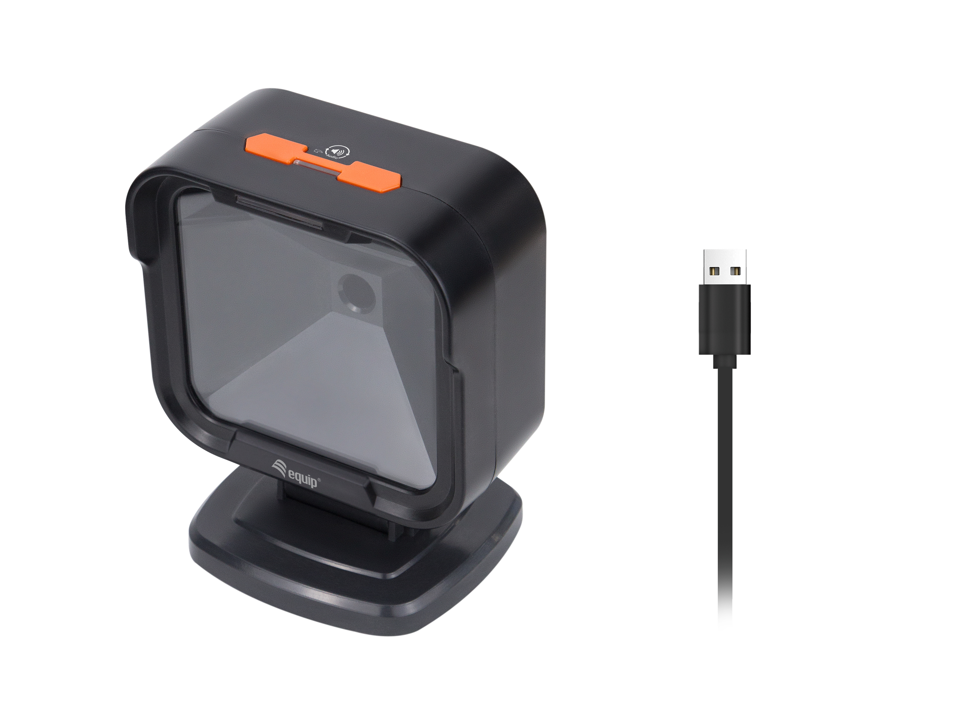 Equip Barcode Omni-Direktional Laser Kabel USB 1D2D schwarz, Ansicht 3
