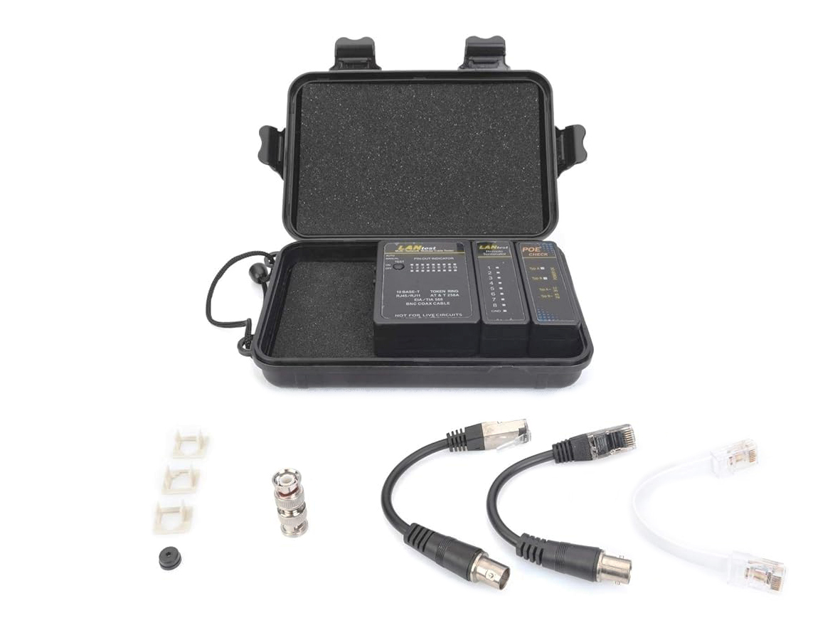Equip Kabeltester Netzwerk f. RJ45/RJ11/RJ12/BNC Kabel sw, Ansicht 2