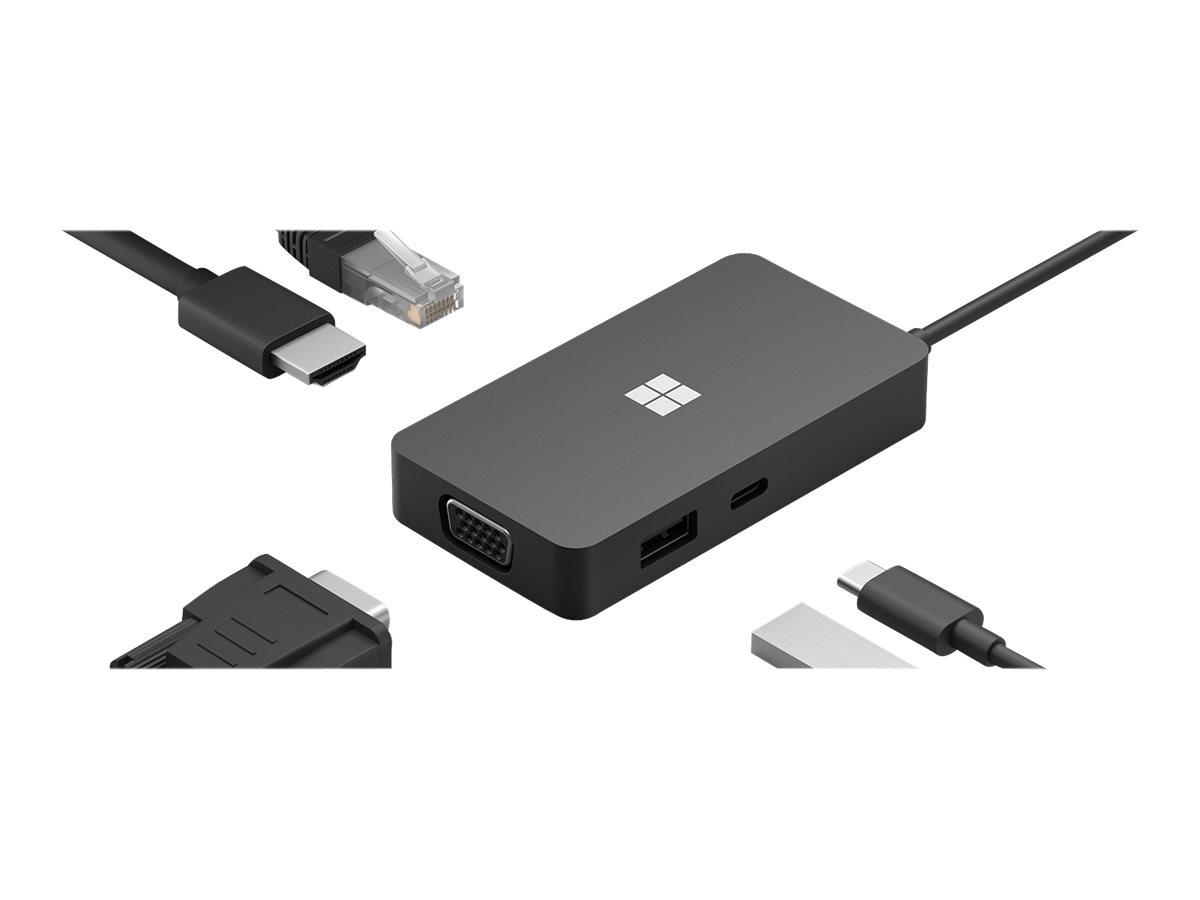 MS USB-C Travel Hub black P (SWV-00002)