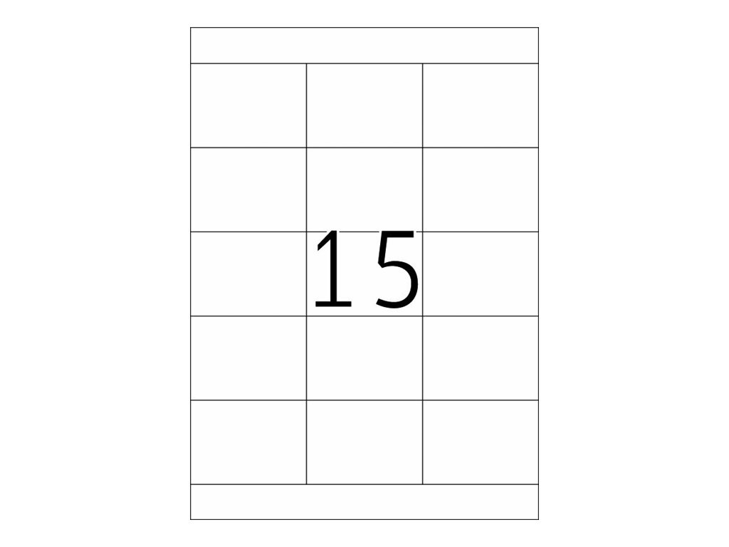 HERMA Premium - Papier - matt - permanent selbstklebend - weiß - 70 x 50.8 mm 375 Etikett(en) (25 Bogen x 15)