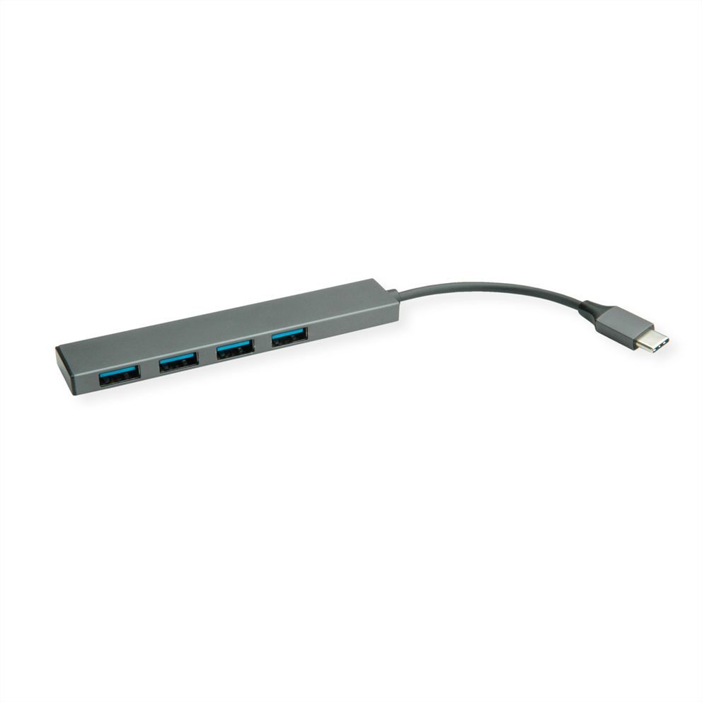 ROLINE USB 3.2 Gen 1 Hub - Hub - 4 x USB 3.2 Gen 1, Ansicht 2