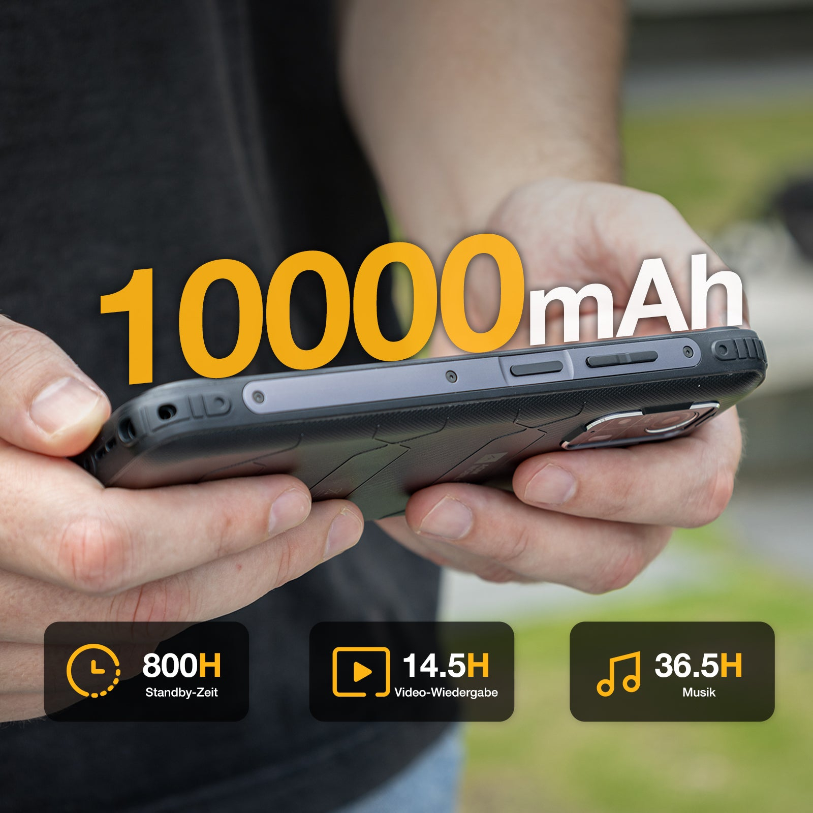 AGM Mobile H Max Outdoor Smartphone IP68/IP69K MIL-STD - Smartphone - 128 GB, Ansicht 2
