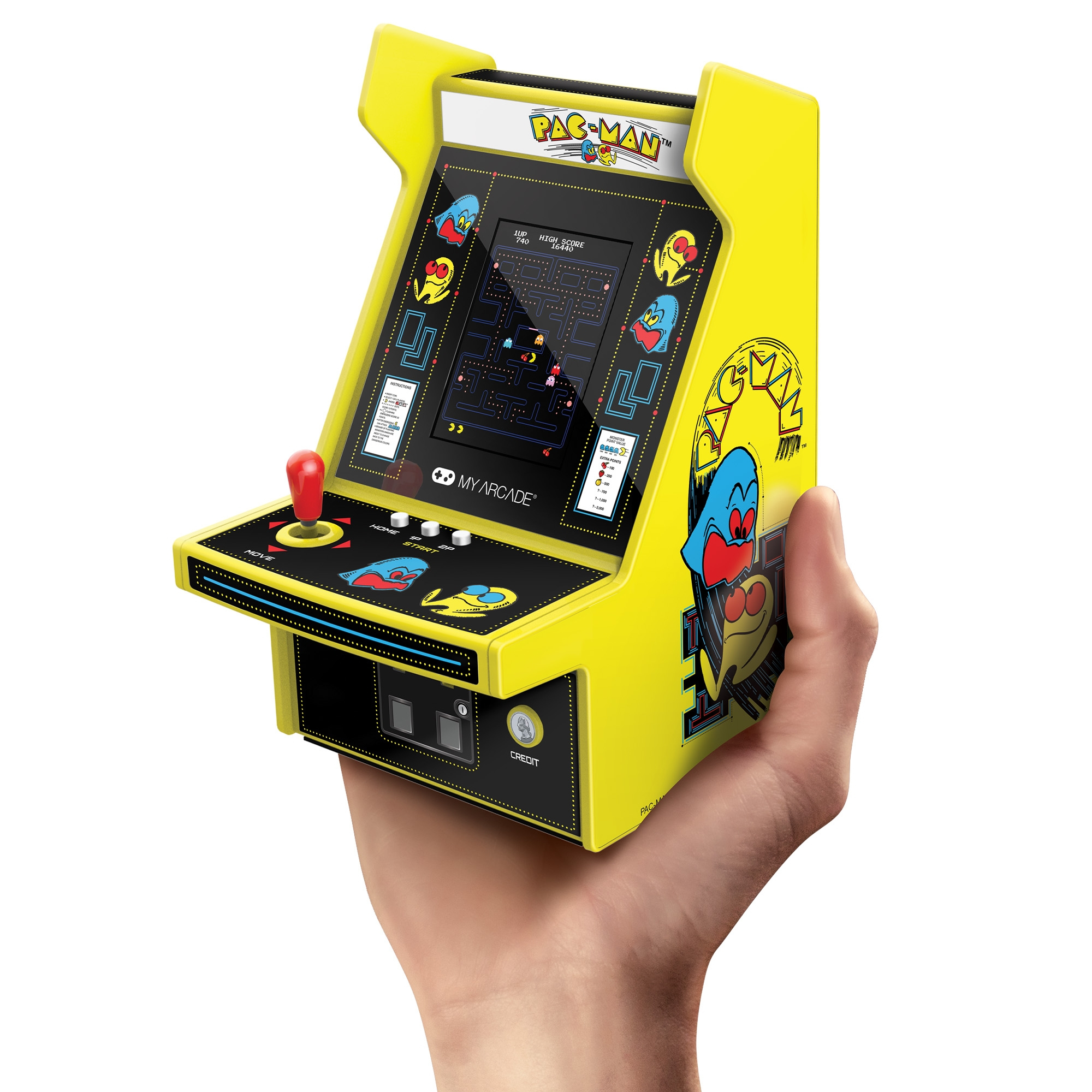 dreamGEAR My Arcade Micro Player Pro Pac-Man, Ansicht 4