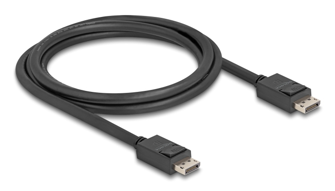 Delock DisplayPort Kabel 16K 60 Hz 80 Gbps 1.8 m - Kabel - Digital/Display/Video, Ansicht 3