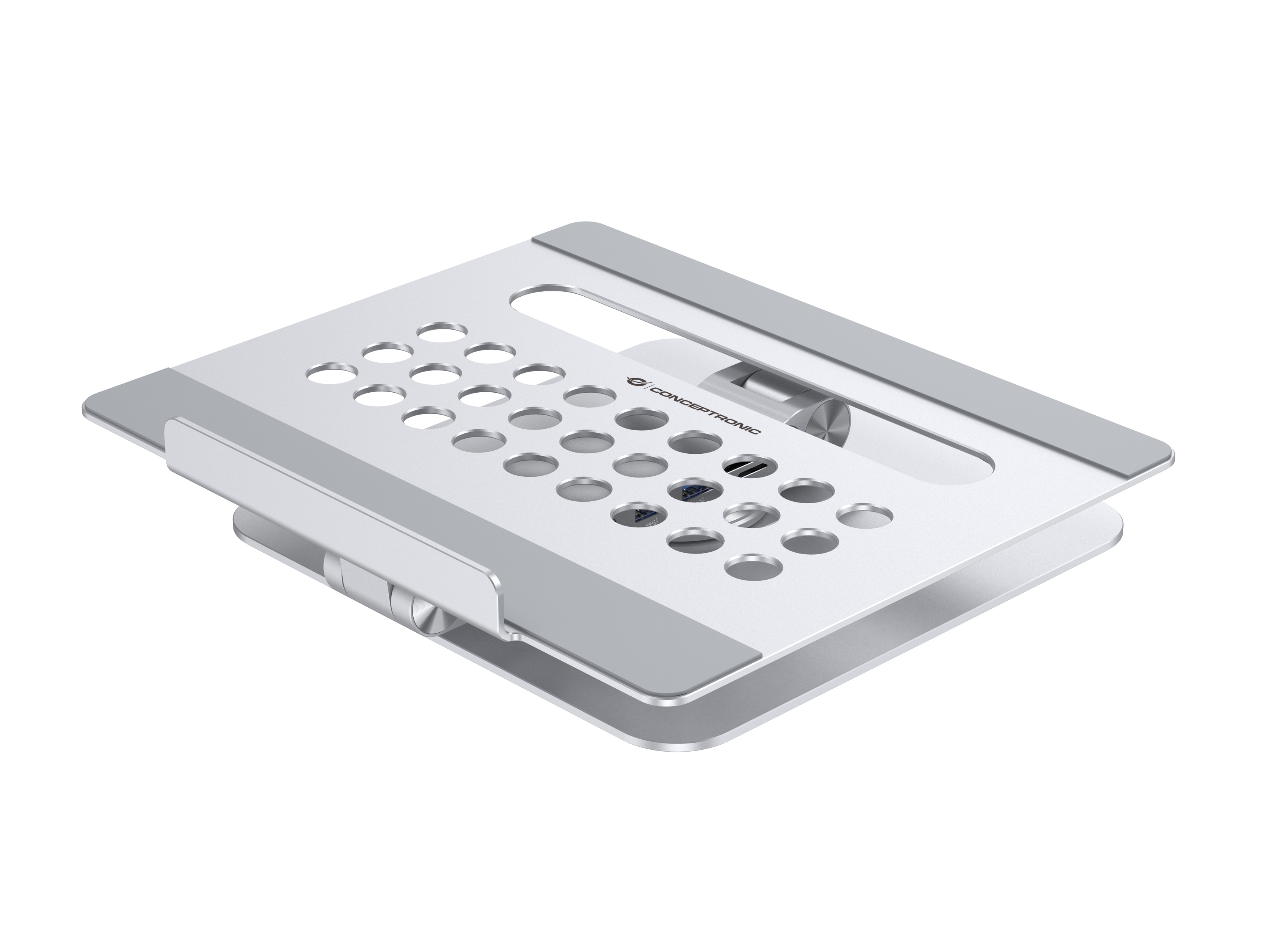 Conceptronic Tablet Halterung inkl 7-in-1 Docking Station si, Ansicht 4