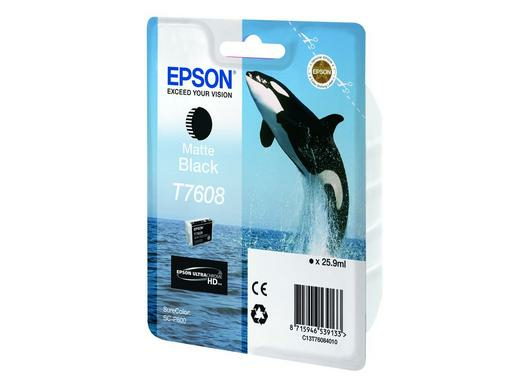 Epson T7608 - 25.9 ml - mattschwarz - original, Ansicht 4