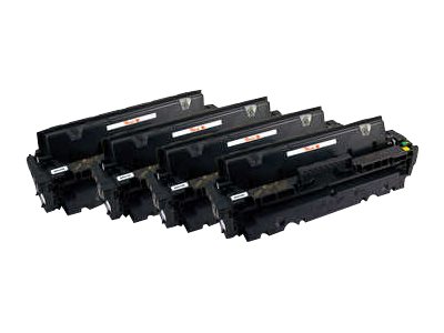Peach Combi-Pack - 4er-Pack - XL - Schwarz Gelb Cyan Magenta - kompatibel - wiederaufbereitet - Tonerpatrone (Alternative zu: HP 410X HP CF410X HP CF411X HP CF413X HP CF412X)