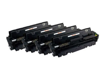 Peach Combi-Pack - 4er-Pack - XL - Schwarz Gelb Cyan Magenta - kompatibel - wiederaufbereitet - Tonerpatrone (Alternative zu: HP 410X HP CF410X HP CF411X HP CF413X HP CF412X)