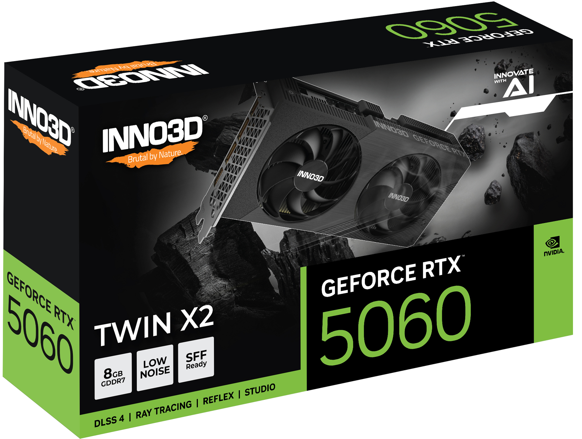 Inno3D GeForce RTX 5060 TWIN X2 - Grafikkarten, Ansicht 3