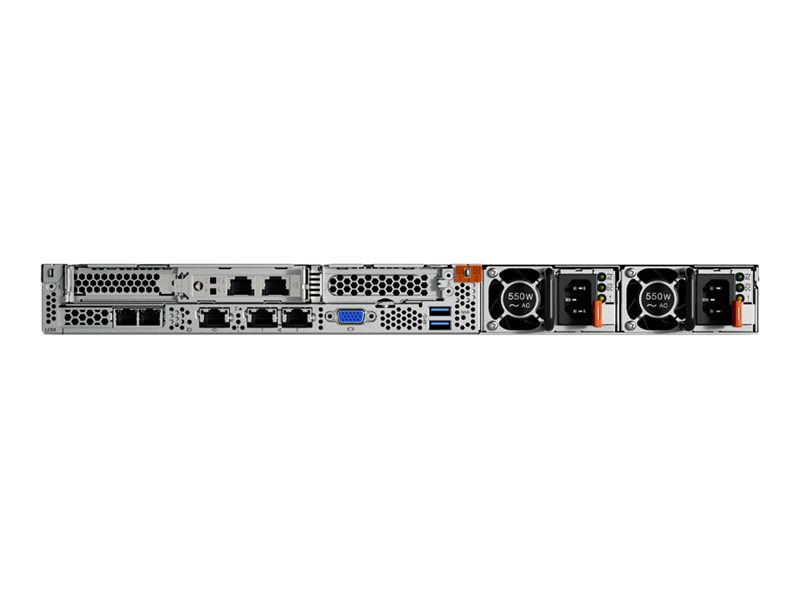 Lenovo ThinkSystem SR530 7X08 - Server - Rack-Montage - 1U - zweiweg - 1 x Xeon Silver 4208  2.1 GHz - RAM 16 GB - SAS - Hot-Swap 6.4 cm (2.5)