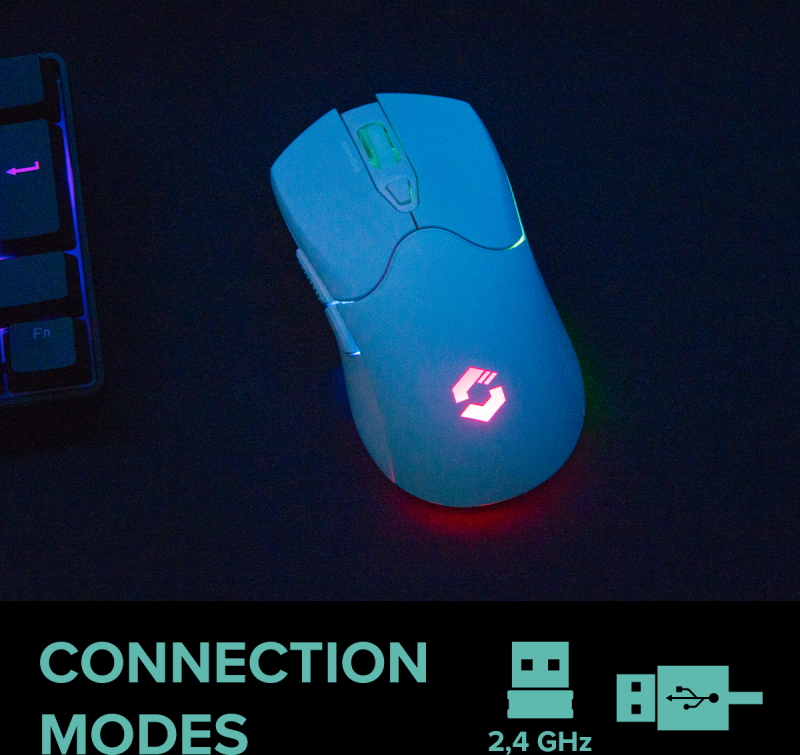 SPEEDLINK Gaming Maus VELOX aufladbar kabellos RGB ws retail, Ansicht 2