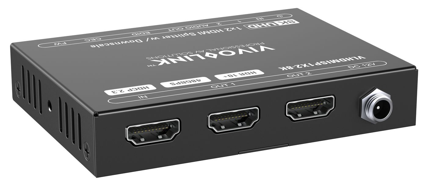 VivoLink HDMI splitter 1x2 8Ka60Hz, Ansicht 4