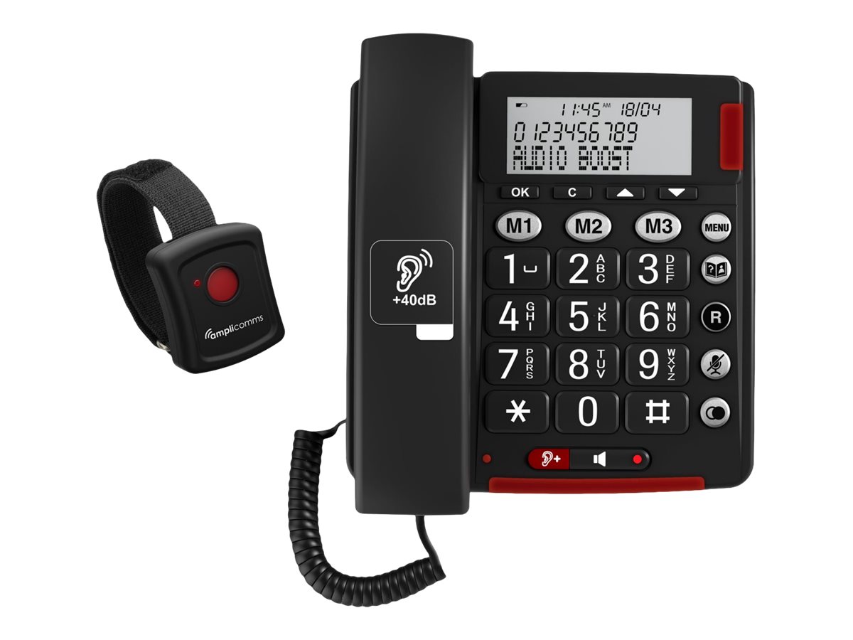 Audioline BigTel 50 Alarm Plus - Telefon mit Schnur