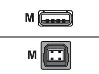 Zebra - USB-Kabel - USB (M) zu USB Typ B (M) - 3 m - für Zebra GX420; GK Series GK420; GX Series GX430; LP 28XX, 3844; TLP 28XX, 38XX