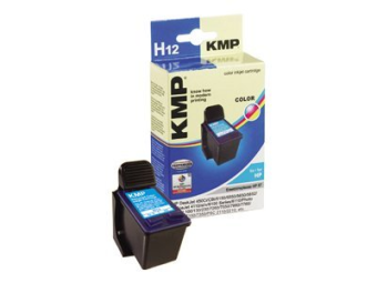 KMP H14 - 17 ml - Farbe (Cyan Magenta Gelb) - kompatibel - wiederaufbereitet - Tintenpatrone (Alternative zu: HP 28)
