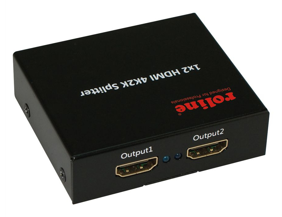 ROLINE HDMI Video-Splitter 2fach 4K60, Ansicht 3